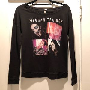 Meghan Trainor Black Long Sleeve Concert Tee